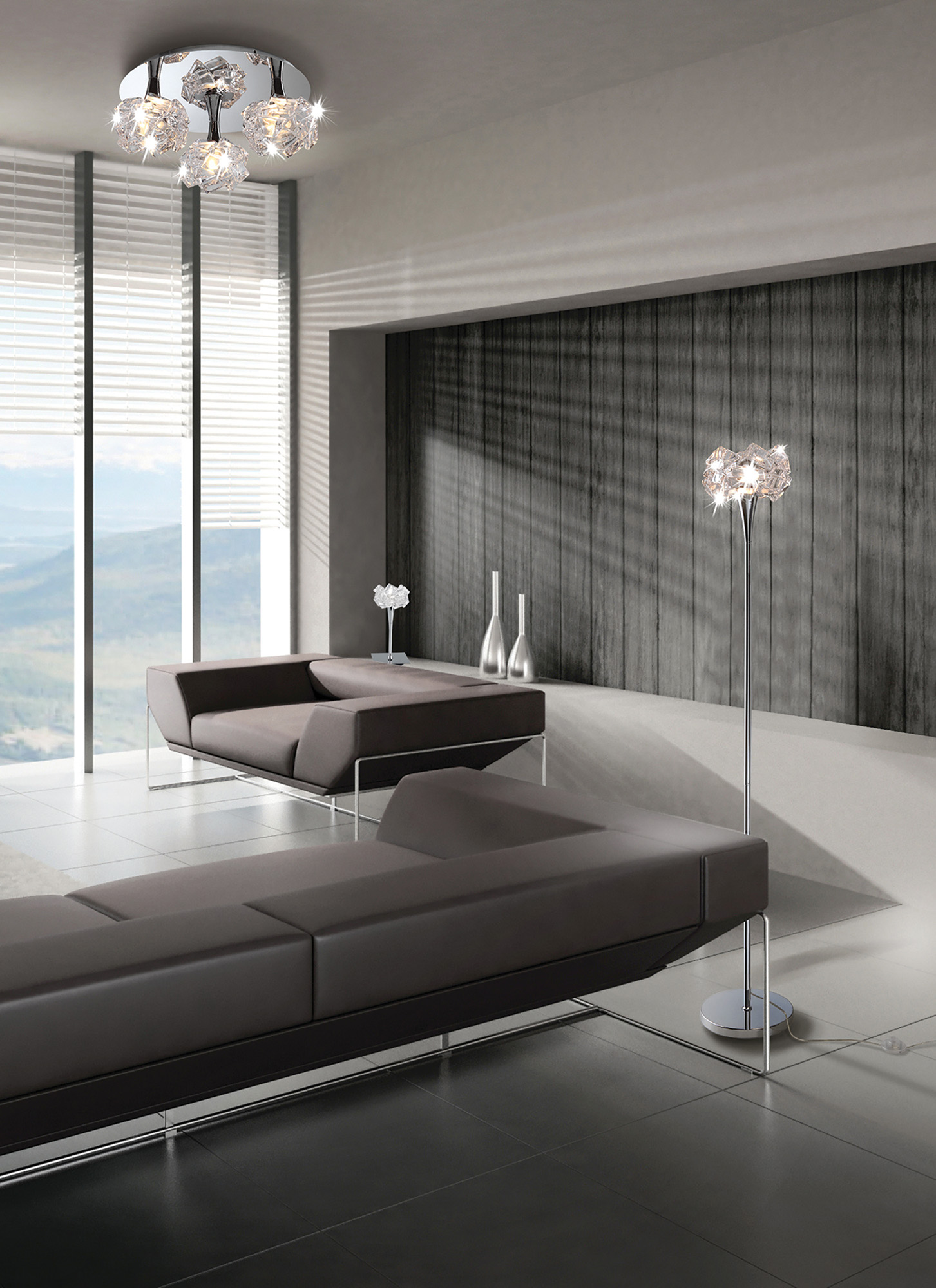 Artic Table Lamps Mantra Armed Table Lamps